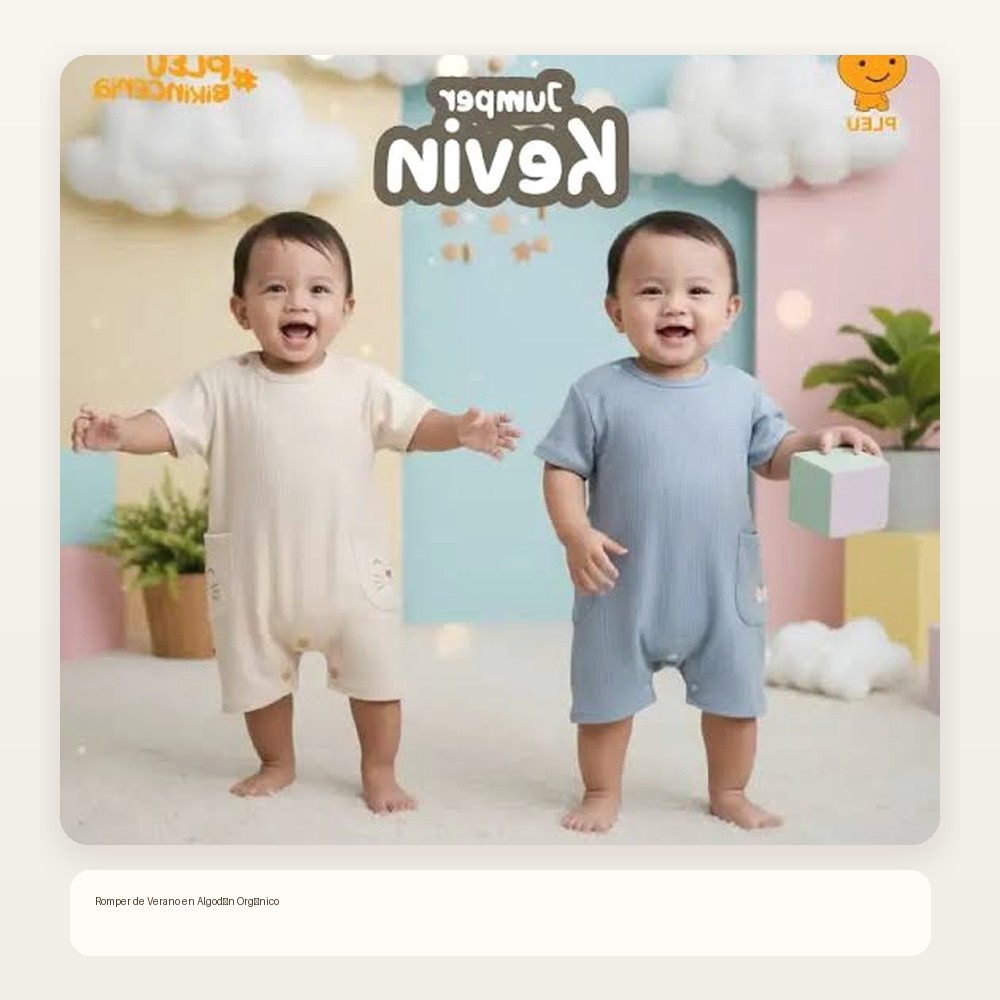 Romper de Verano en Algodón Orgánico